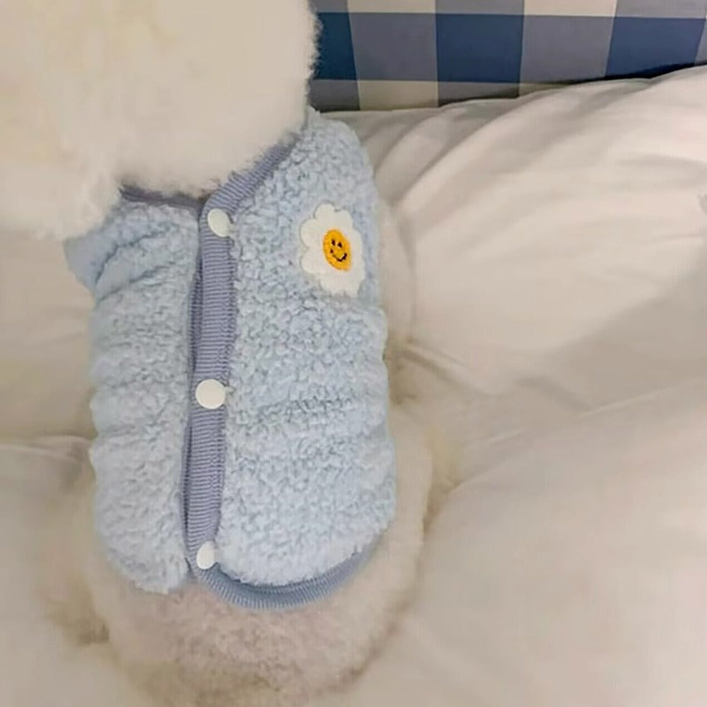 cute dog cloth fleece winter langerland