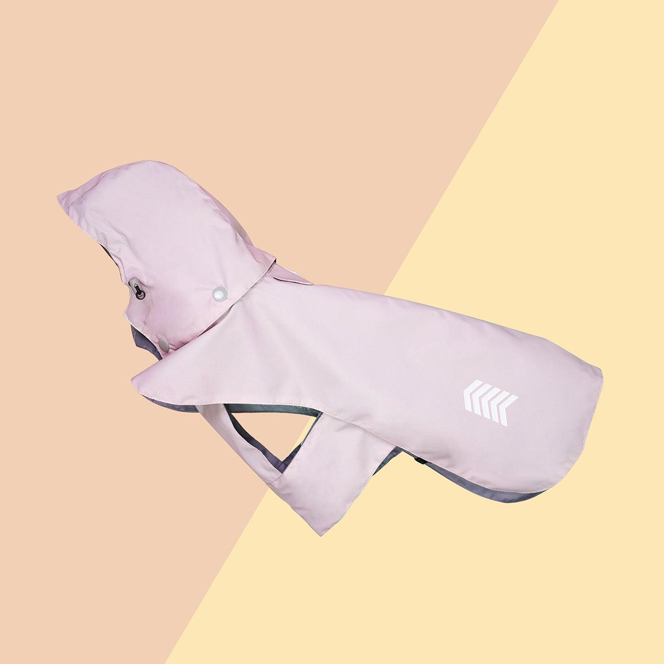 dog raincoat baby pink waterproof langerland