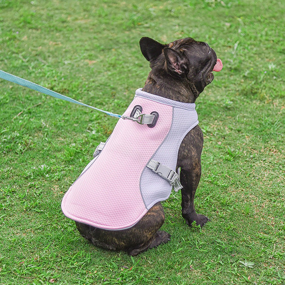 dog cooling coat pink langerland