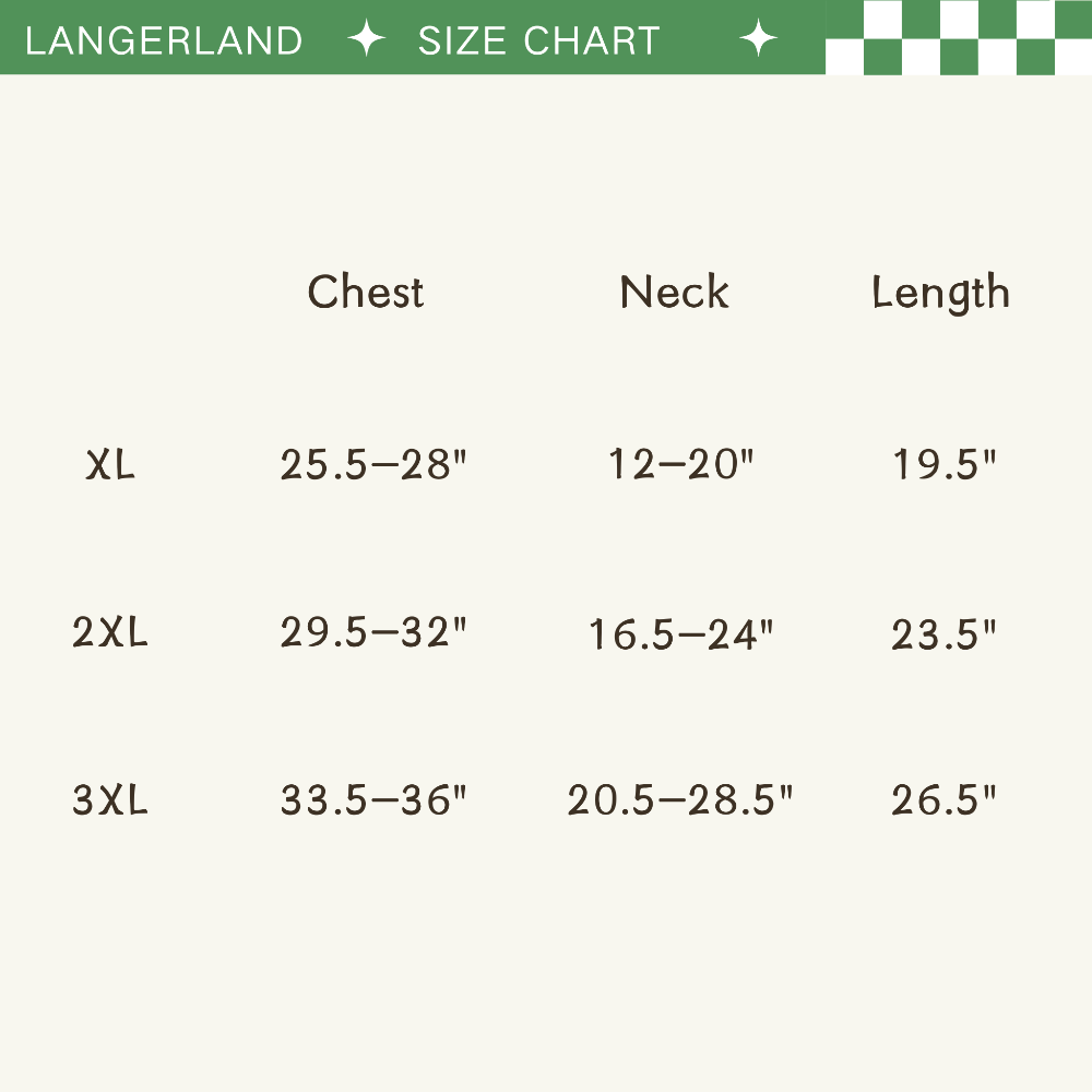 langerland large dog raincoat