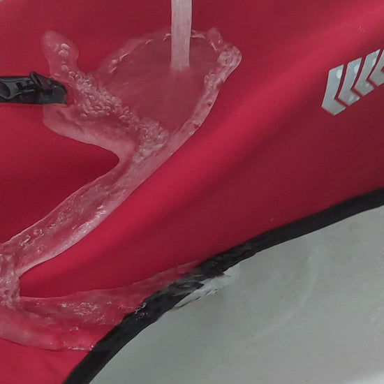 video waterproof softshell fabric red langerland