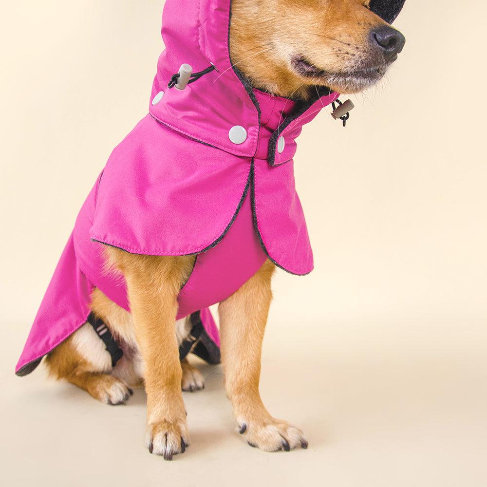 dog poncho fleece jacket waterproof langerland