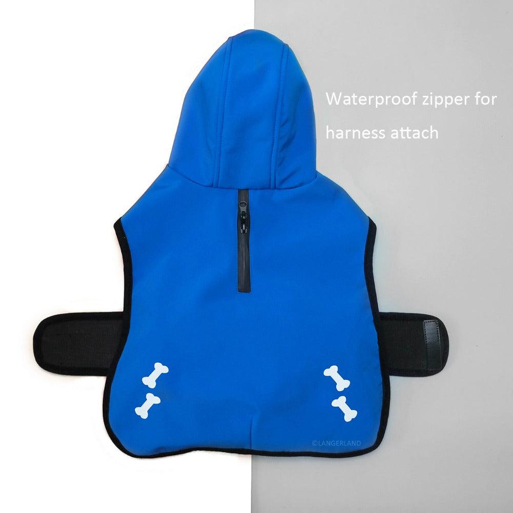 waterproof dog winter coat with harness langerland