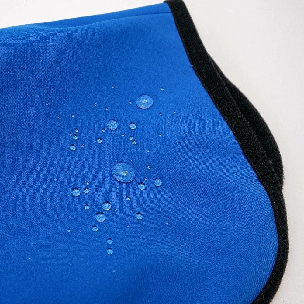 waterproof softshell fabric blue langerland