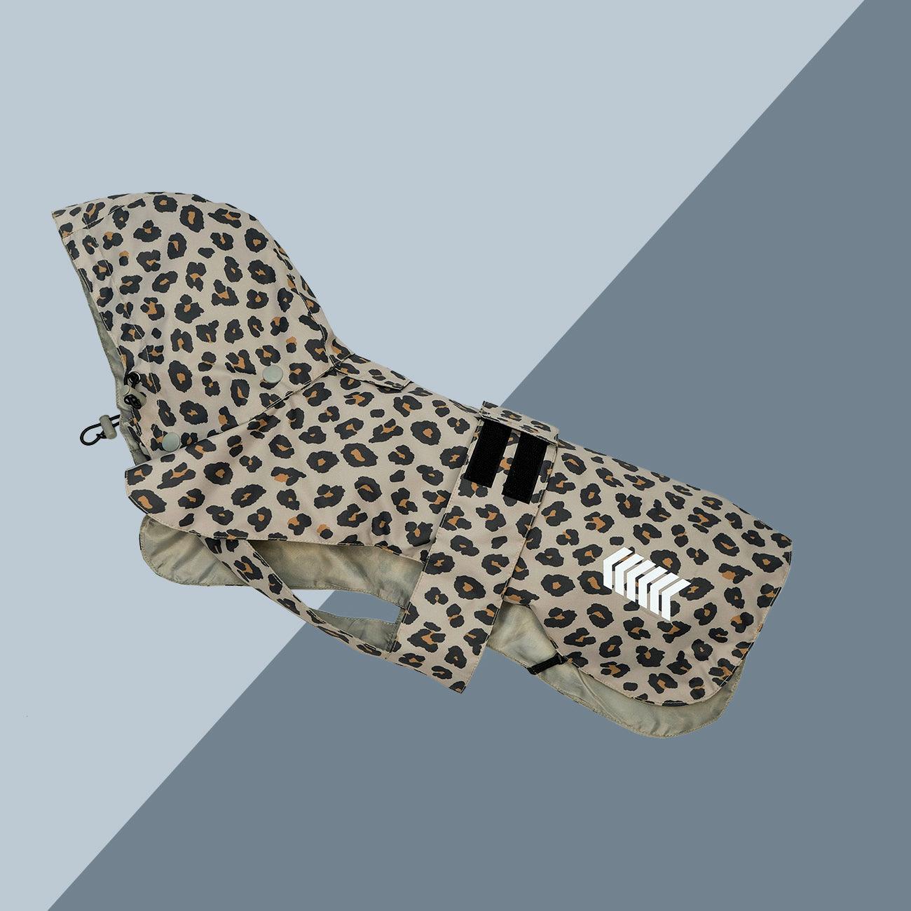 dog waterproof raincoat leopard langerland