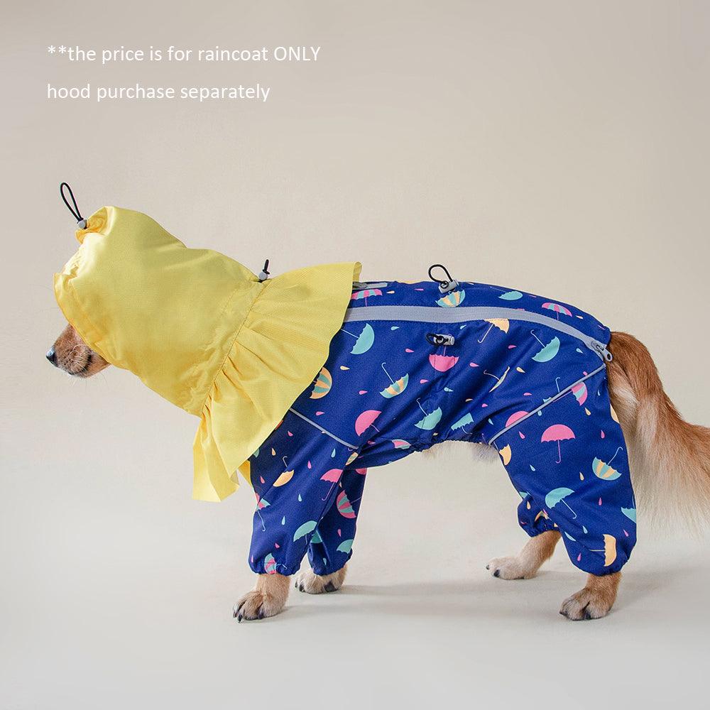 dog raincoat umbrella with hood