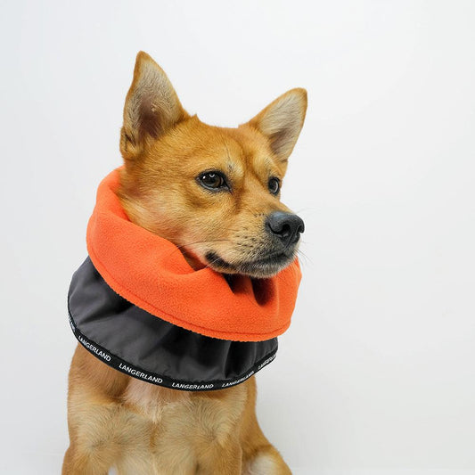 Reversible Winter Scarf orange - LANGERLAND